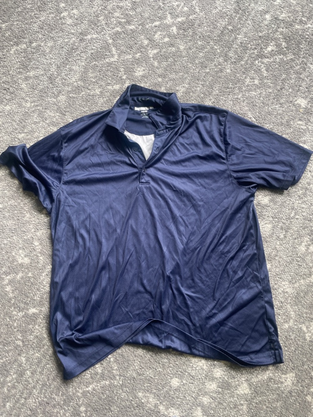 Greg Norman Collection Navy Short-Sleeve Performance Polo